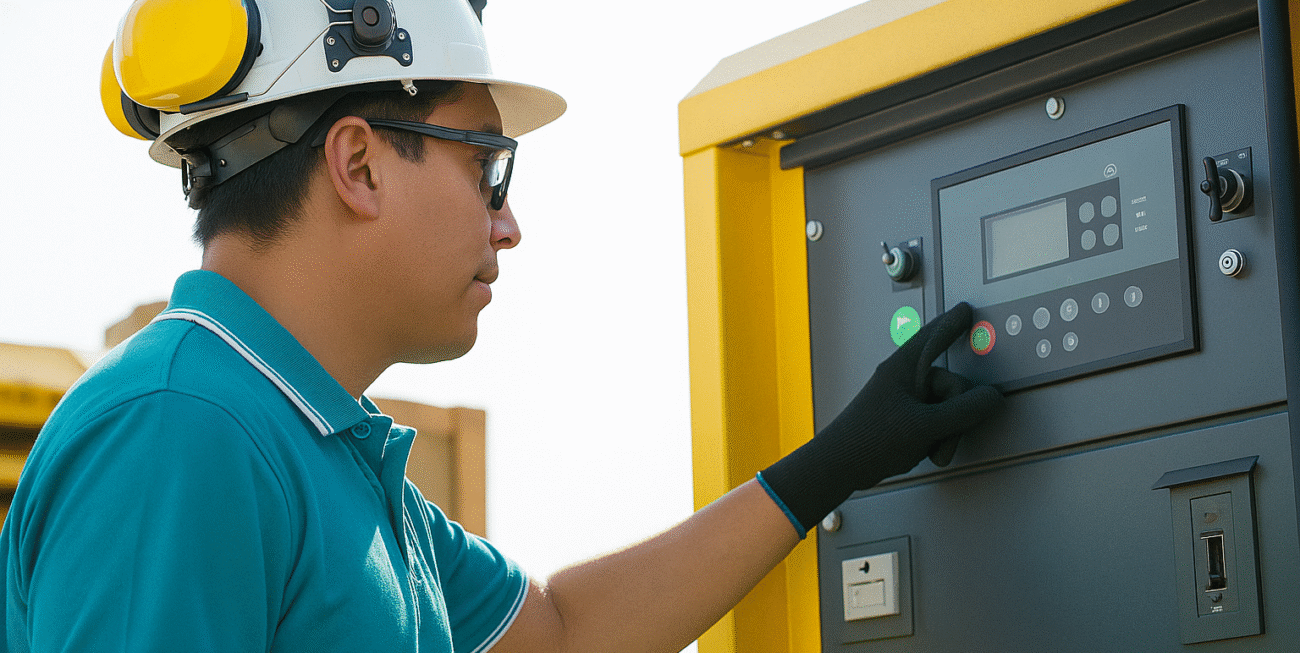 Compressor room electrical design, wiring, and safety systems.