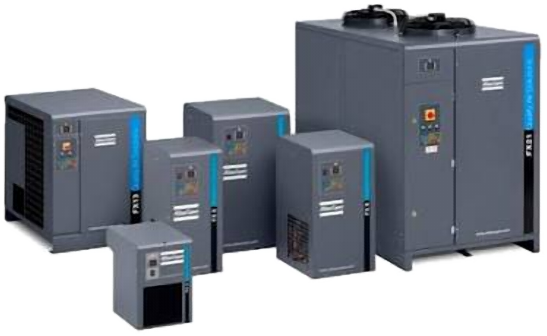 Atlas Copco refrigerant and desiccant air dryers